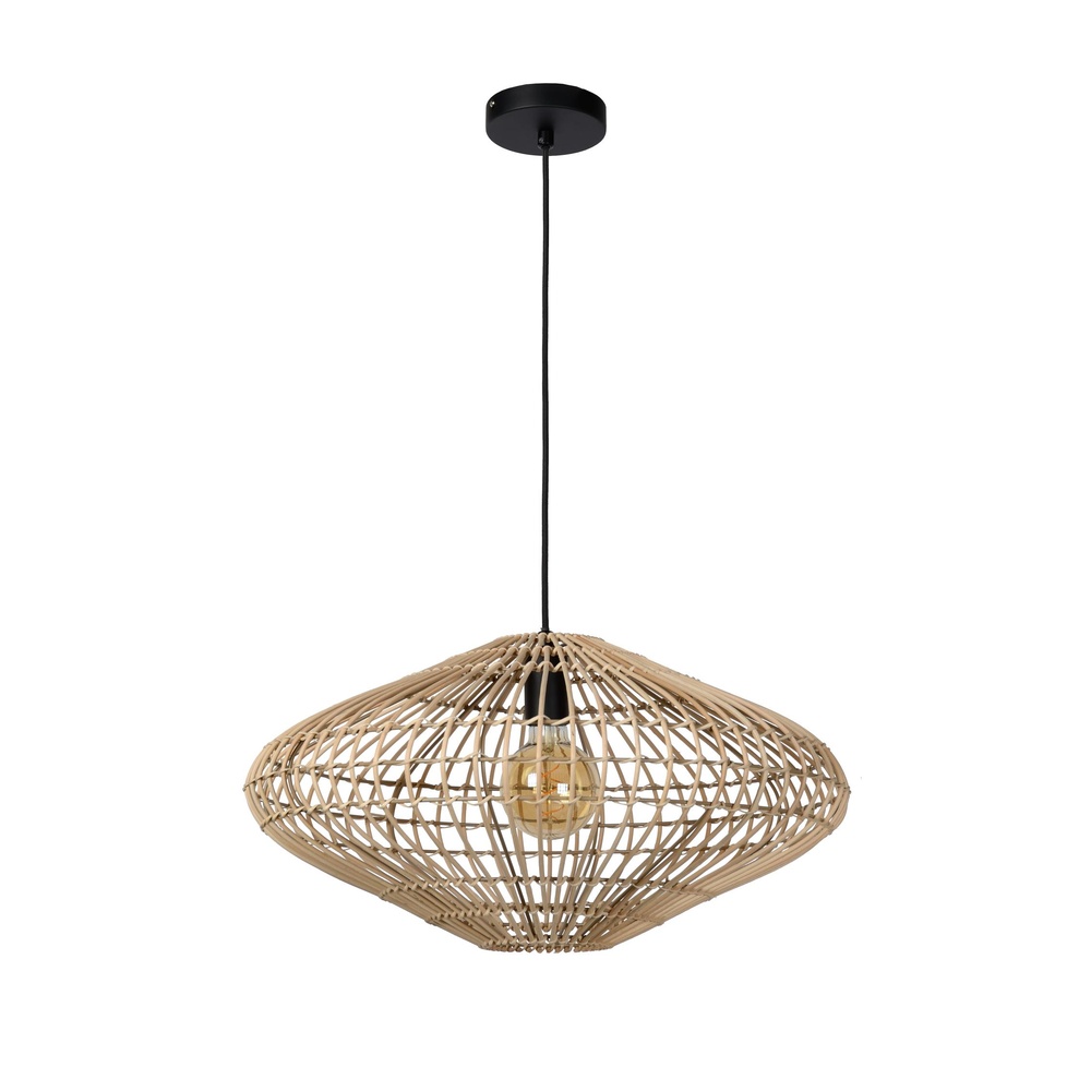 Lucide Rotan hanglampMagali Ø 56cm - 03435/56/72